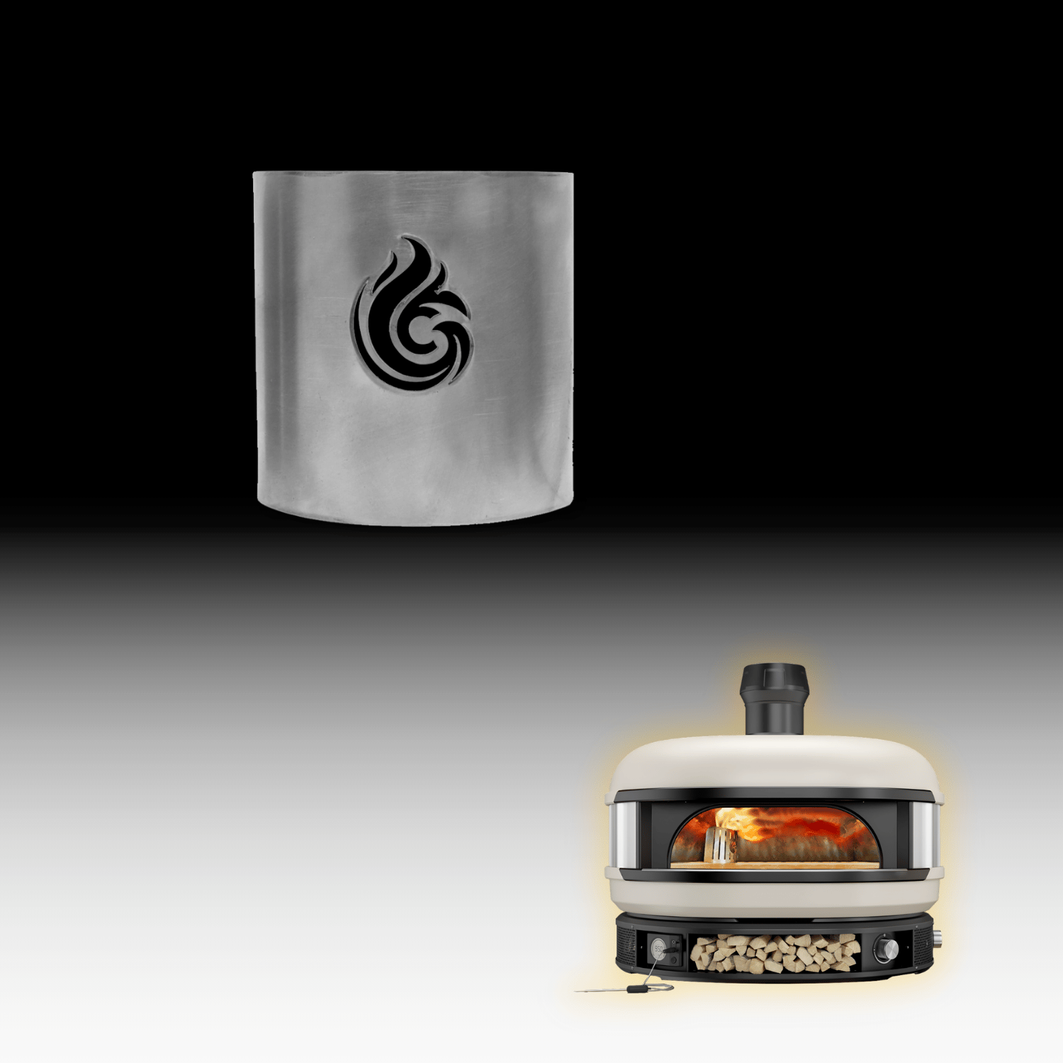 DOME PAN Flame Shield for the GOZNEY DOME