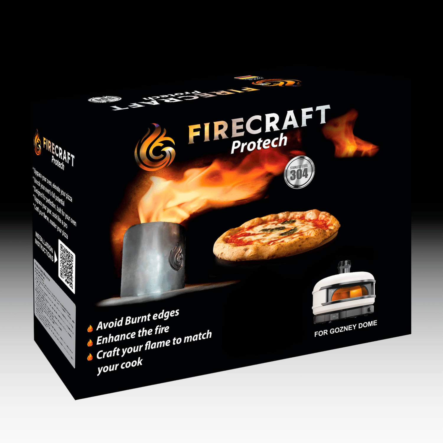 DOME PAN Flame Shield for the GOZNEY DOME