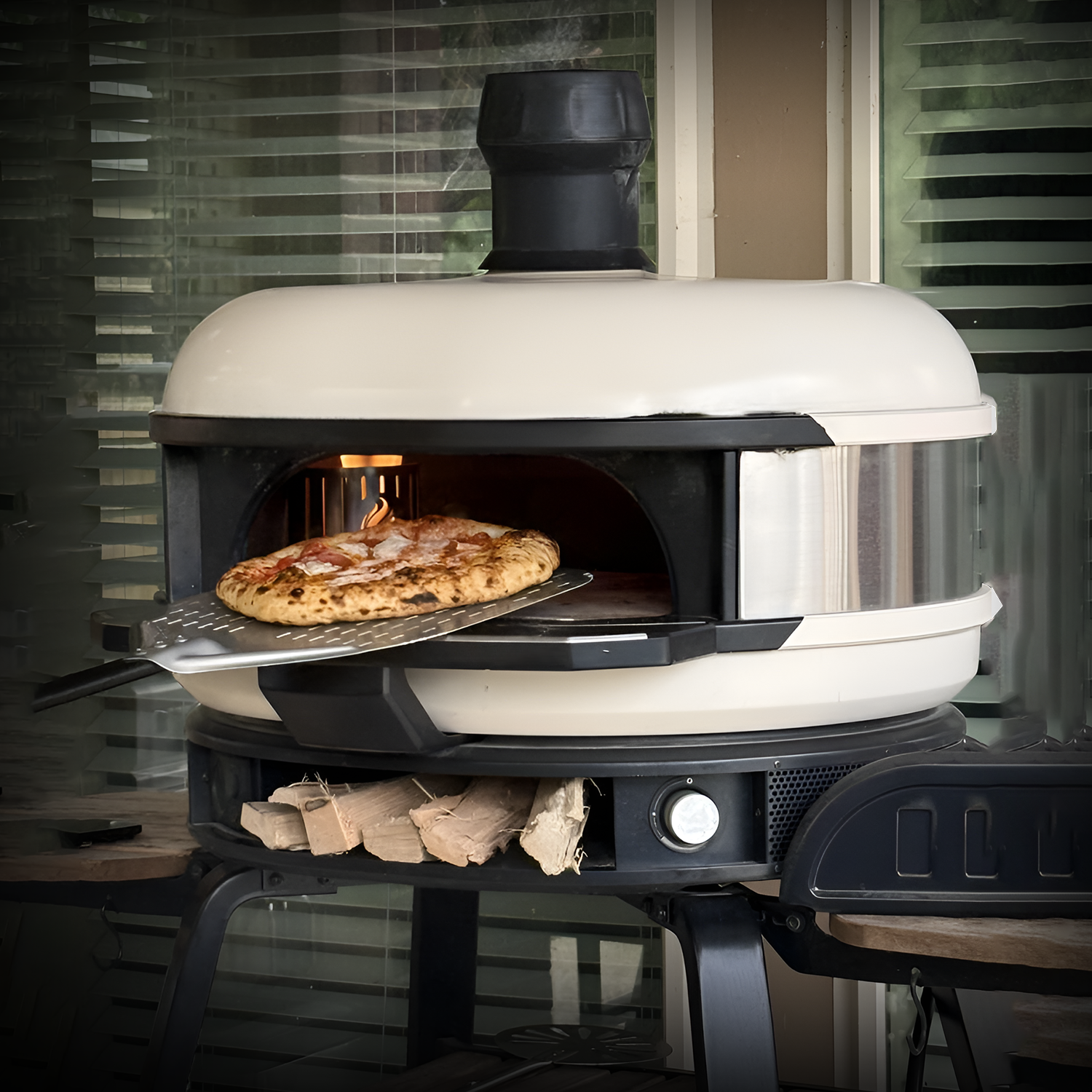 FIRECRAFT DOME WHIT SHIELD PIZZA