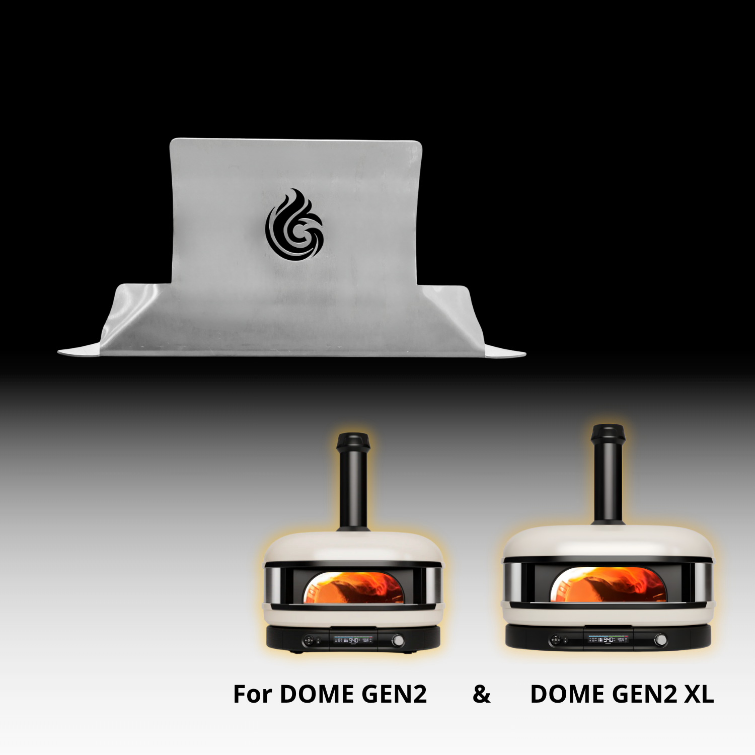 DOME PAN Flame Shield for the GOZNEY DOME GEN 2