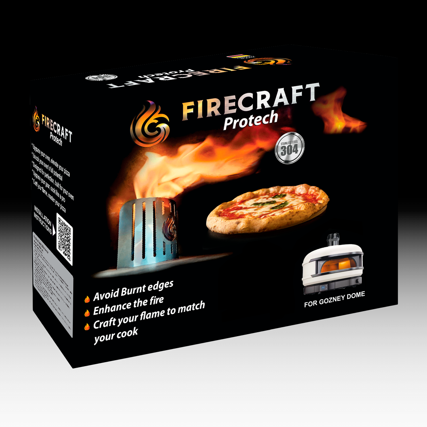 DOME Napoli Flame Shield for the GOZNEY DOME