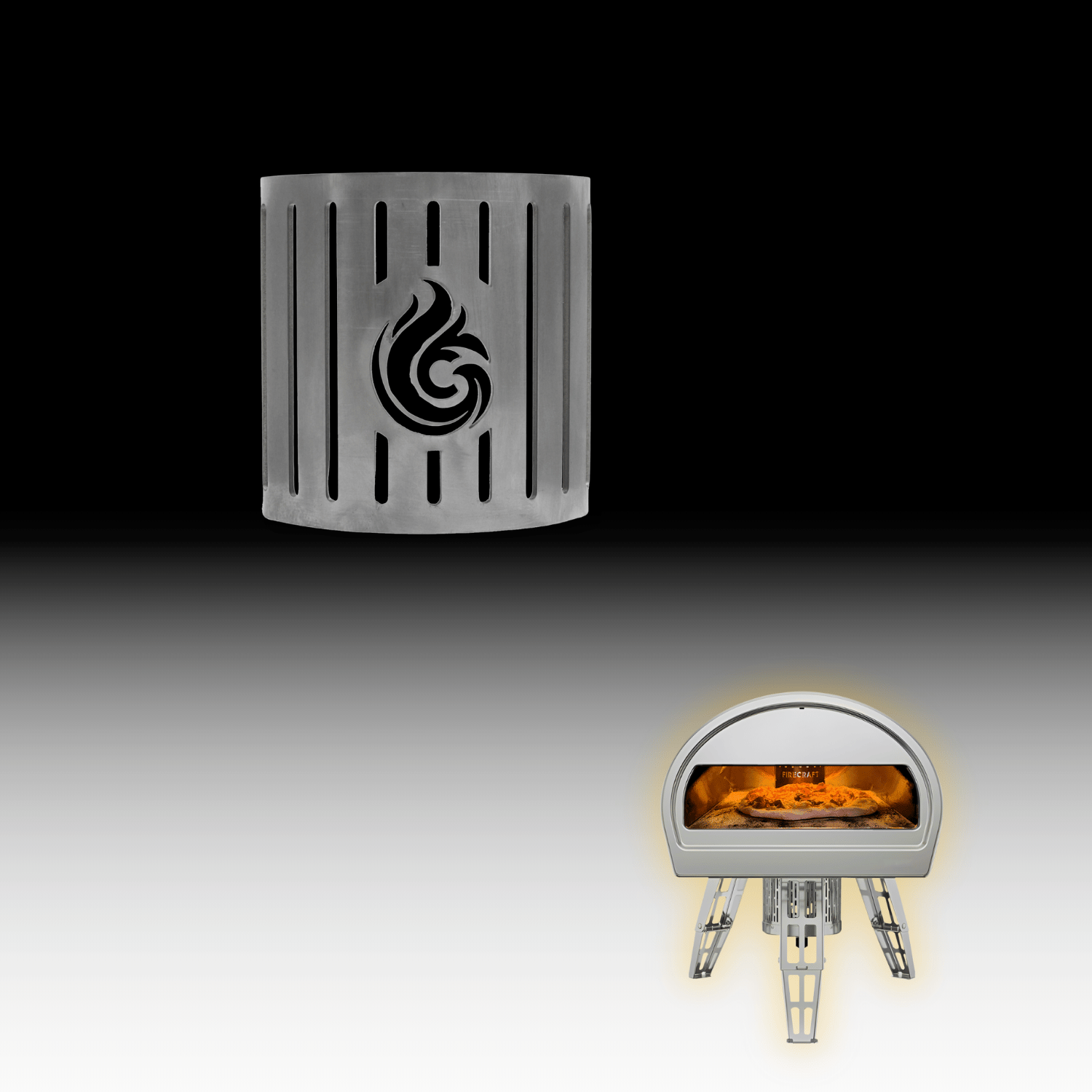 ROCCBOX Napoli Flame Shield for the GOZNEY Roccbox