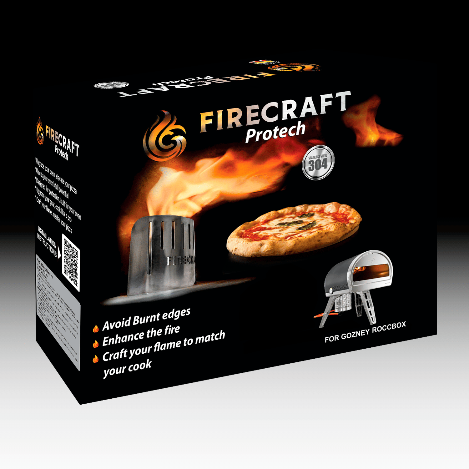 ROCCBOX NY Flame Shield for the GOZNEY Roccbox